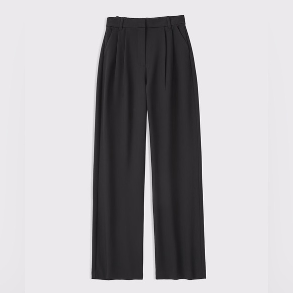 Abercrombie & Fitch Pants - Abercrombie Pleated Black Trousers Pants